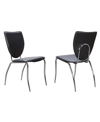 LINON HOME DECOR ANTUN SIDE CHAIR, SET OF 2