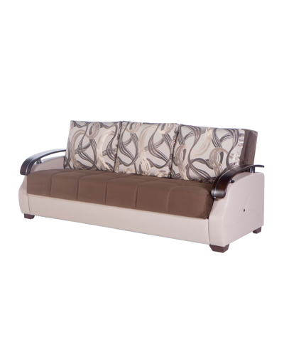 Bellona Costa Sleeper Sofa With Storage In Brown