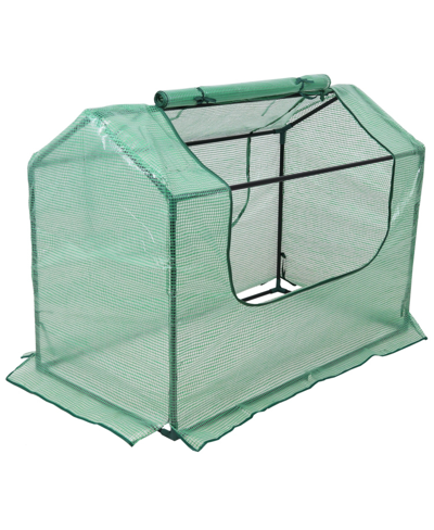 Sunnydaze Decor Sunnydaze Mini Greenhouse With 2 Zippered Side Doors - Clear