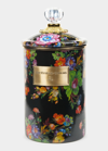 Mackenzie-childs Flower Market Floral-print Enamel Canister 21cm 1 Size