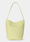 The Row Park Small North-south Tote Bag In Lemon Sorbet