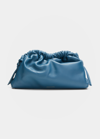 Mansur Gavriel Mini Lambskin Cloud Clutch Bag In Peacock