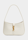 Saint Laurent Le 5 A 7 Mini Ysl Shoulder Bag In Smooth Leather In Soft Crema