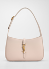 Saint Laurent Ysl Soft Leather Hobo Shoulder Bag In 2738 Rosy Sand