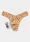 Hanky Panky Hp Sig Lace Orig Thong In Sun Tan