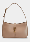 Saint Laurent Le 5 A 7 Micro Calfskin Hobo Bag In 2738 Rosy Sand