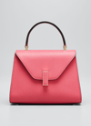 Valextra Iside Mini Leather Satchel Bag In Pink