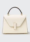 Valextra Iside Xs Leather Top-handle Bag In White
