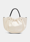 Proenza Schouler Small Ruched Leather Crossbody Tote In Clay