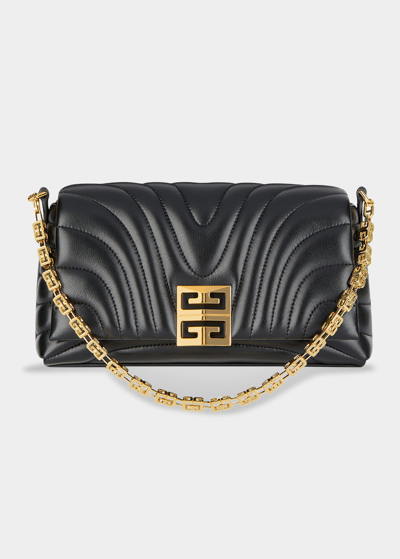 Givenchy Small 4g Crossbody Bag In Calf Leather In Black