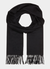 Max Mara Black Cashmere Wsdalia Scarf In Black
