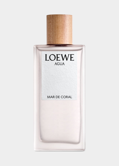 Loewe 3.4 Oz. Agua Mar De Coral Eau De Toilette In Pink