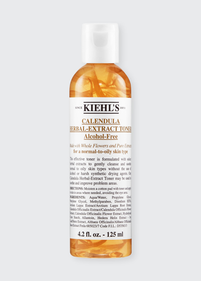 Kiehl's Since 1851 Calendula Herbal Extract Toner - Alcohol Free, 4.2 Oz./ 124 ml