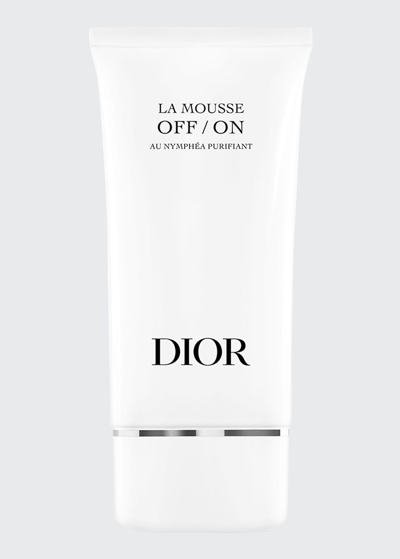 Dior La Mousse Off/on Foaming Face Cleanser, 5 Oz. In No Color