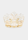 Judith Leiber Crown Allover Crystal Minaudiere