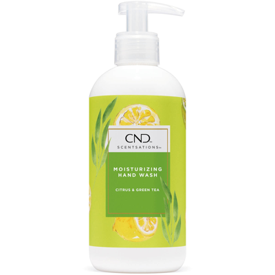 Cnd Spa Scentsations Handwash Citrus And Green Tea 390ml In White