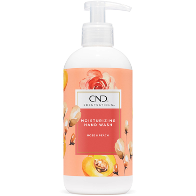 Cnd Spa Scentsations Handwash Peach Rose And Tangerine 390ml In White