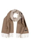 Bruno Magli Ombré Cashmere Scarf In Beige