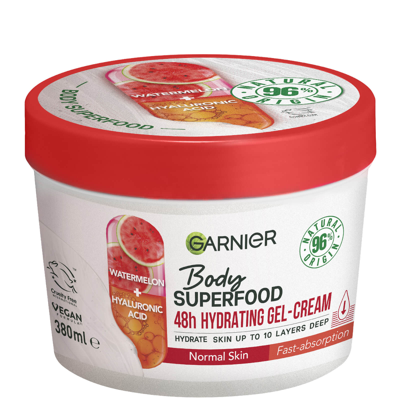 Garnier Body Superfood, Hydrating Gel-cream, Watermelon And Hyaluronic Acid 380ml