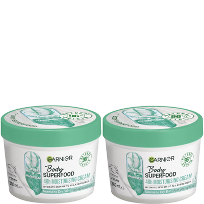 Garnier Body Superfood, Nourishing Body Cream Duos - Aloe Vera & Magnesium In Neutrals