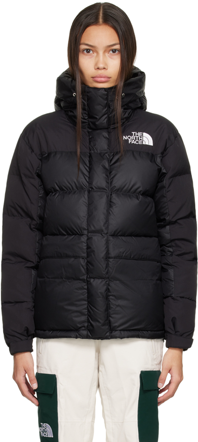 The North Face Himalayan Hooded Quilted Down Jacket In Black 