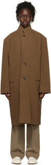 LEMAIRE BROWN CHESTERFIELD COAT