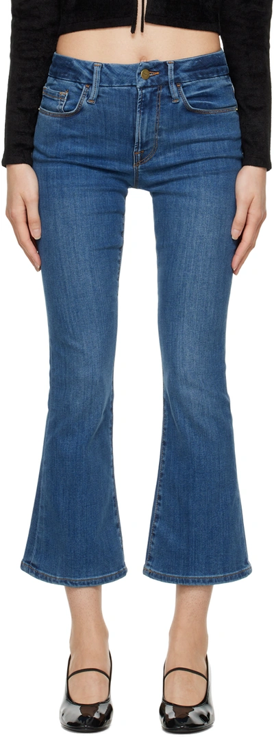 Frame Blue 'le Crop Mini Boot' Jeans In Kinley