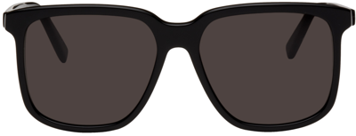 Saint Laurent Black Sl 480 Sunglasses In 001 Black