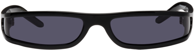 Rick Owens Fog Rectangular-frame Acetate Sunglasses In Black | ModeSens
