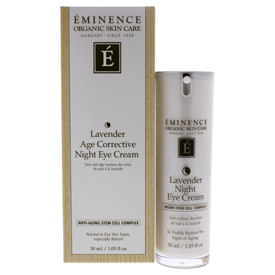 Eminence Lavender Age Corrective Night Eye Cream By  For Unisex - 1.05 oz Cream In Purple