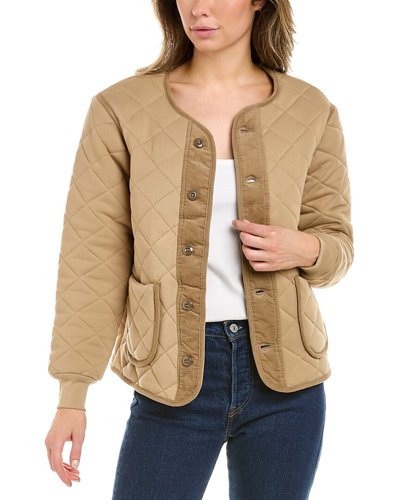 Alex Mill Quilted Jacket In Vintage Khaki