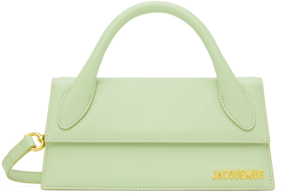 Jacquemus Green Le Papier 'le Chiquito Long' Clutch In 510 Light Green