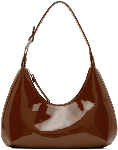 By Far Brown Baby Amber Shoulder Bag In Ct Chocolate