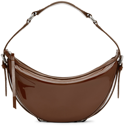 By Far Brown Gib Shoulder Bag In Ct Chocolate