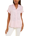 Beachlunchlounge Short Sleeve Button Up Shirt In Pink