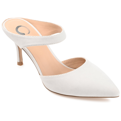Journee Collection Women's Maevali Pointed Toe Heels In Bone