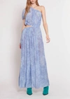 Gilner Farrar Charlie Dress In Blue Spray Paint