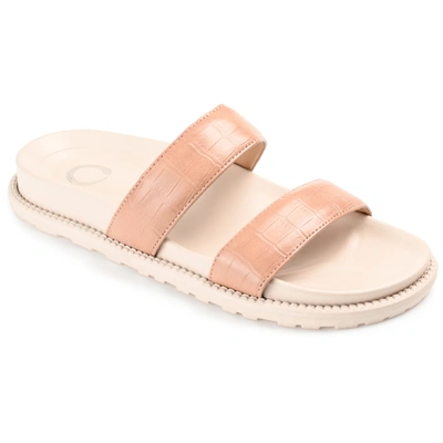 Journee Collection Collection Women's Stellina Sandal In Beige