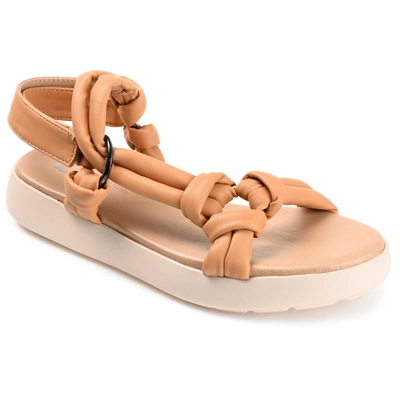 Journee Collection Collection Women's Tru Comfort Foam Marri Sandal In Beige