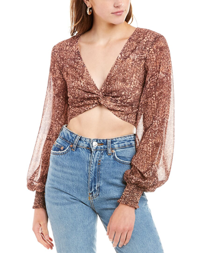 Finders Keepers Malena Top In Brown