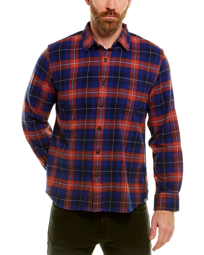 Grayers Heritage Flannel Shirt In Blue