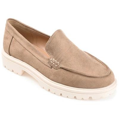 Journee Collection Collection Women's Tru Comfort Foam Erika Flat In Grey