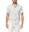 FAHERTY Short Sleeve Breeze Shirt In Blue Sky Floral