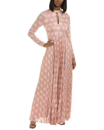 Mikael Aghal Maxi Dress In Pink