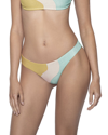 Pq Swim Wave Bottom Teeny Bikini Bottom In Multi