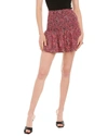 A.l.c Kade Silk Mini Skirt In Pink