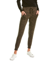Skull Cashmere Kassie Cashmere-blend Leopard Jogger In Brown