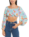 Traffic People Sofia Crop Top In Purple