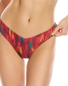 Weworewhat Delilah Bikini Bottom In Red