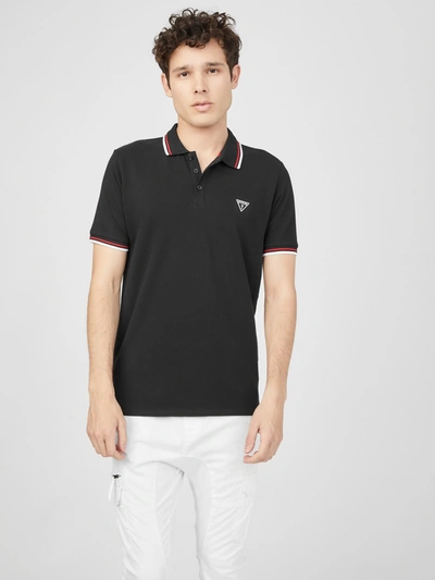Guess Factory Allen Polo In Black